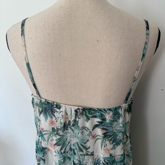 Vanessa Zani Italy Maxi Floral Dress S NWOT layered/tiered with slip - Picture 5 of 10